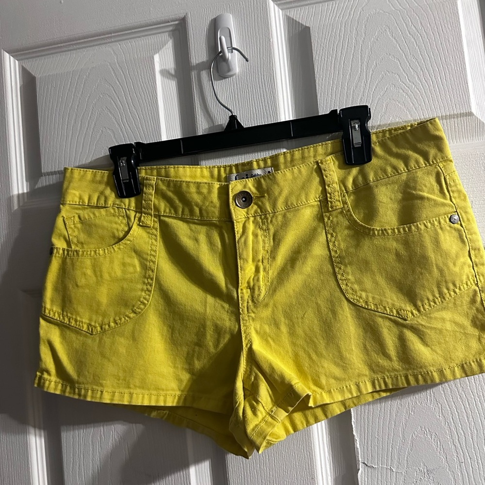 Jordan Bright Yellow Denim Shorts